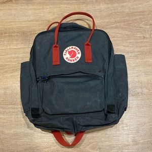Black and Red Fjallraven backpack